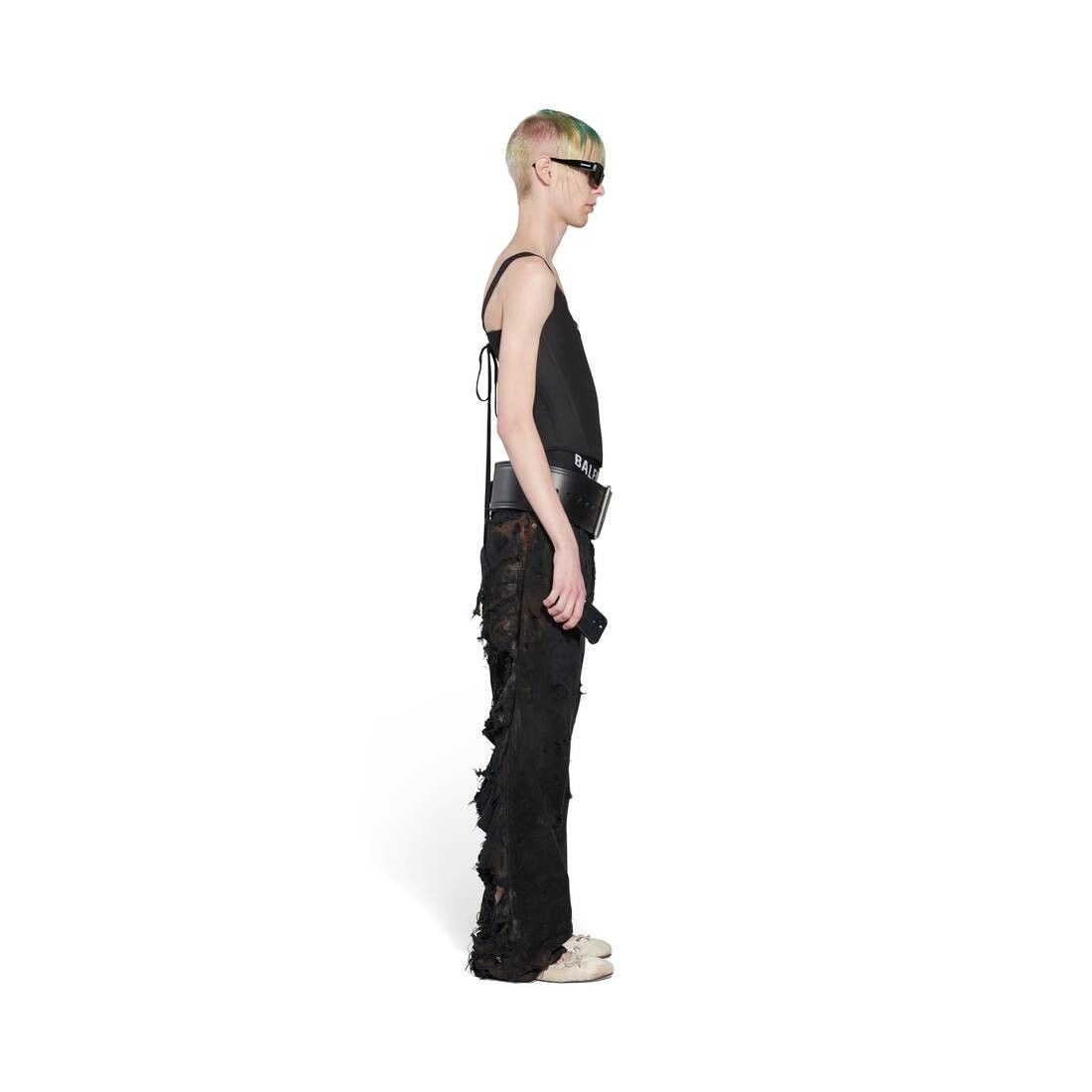 Balenciaga o1srvl11e0425 Dup / Tank Top Corset in Black Size US L / EU 52-54 / 3 - 3 Thumbnail