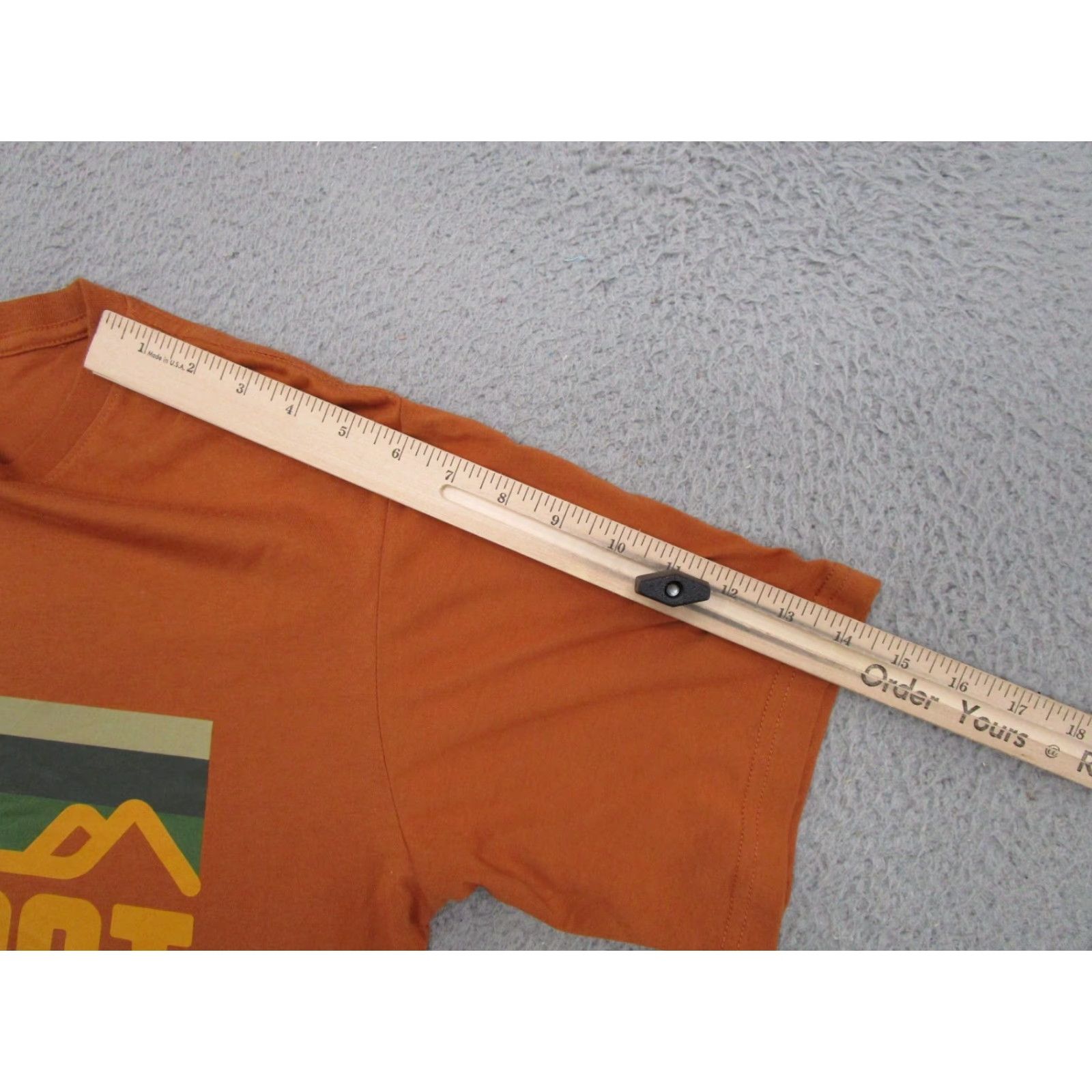 Marmot Marmot Outdoors Mountain Graphic Logo Spell Out Orange T-Shirt Mens Size M Size US M / EU 48-50 / 2 - 5 Thumbnail