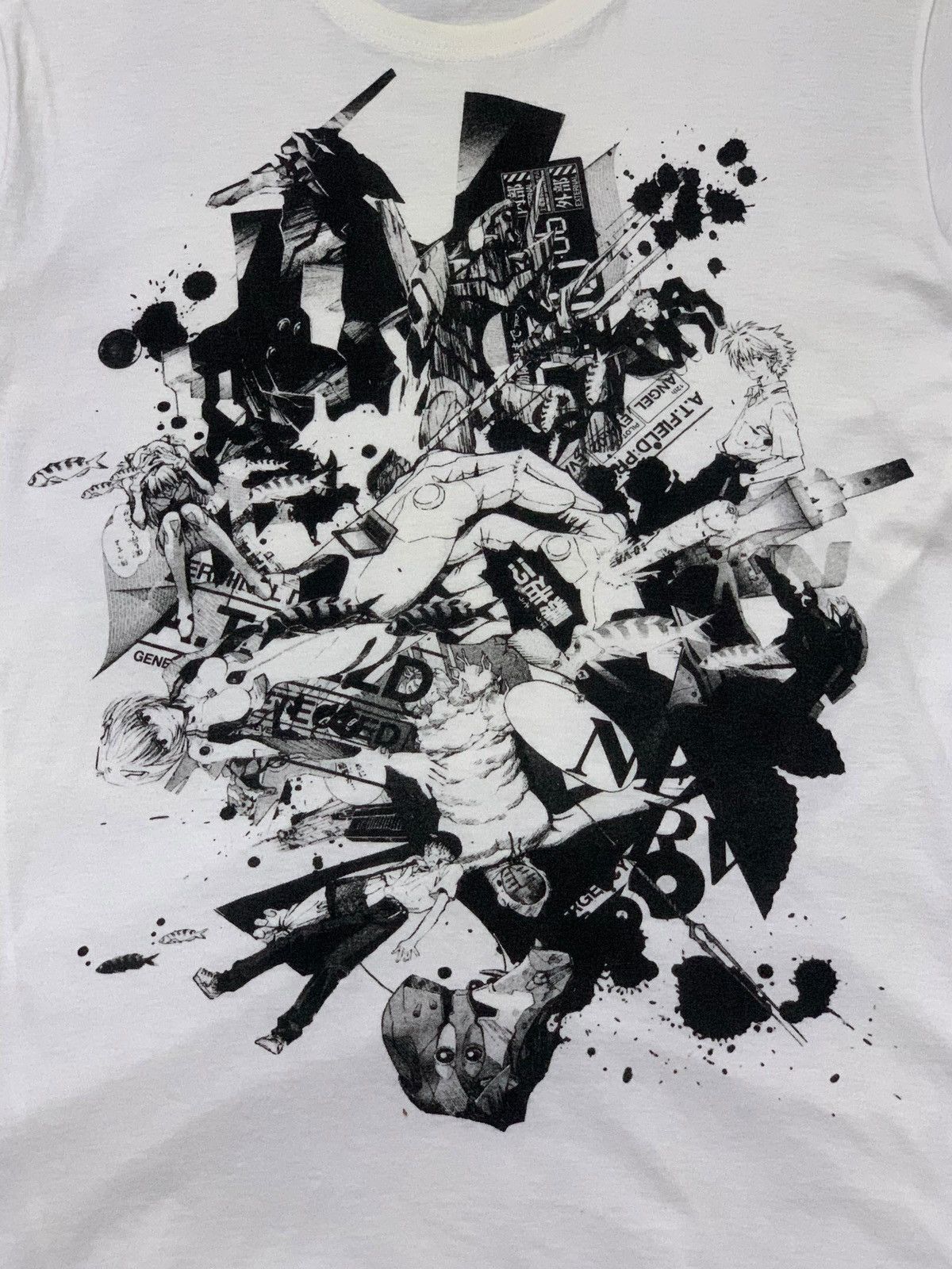 Japanese Brand × Vintage Vintage Neon Genesis Evangelion Anime Manga Movie TShirt Size US S / EU 44-46 / 1 - 3 Thumbnail