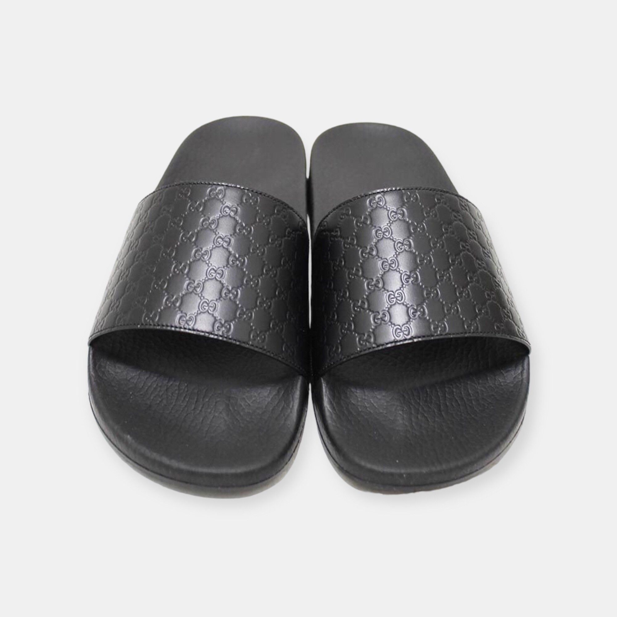 Gucci o1s1wg110425 O W Giola Flt Slides in Black Size US 5 / IT 35 - 6 Thumbnail