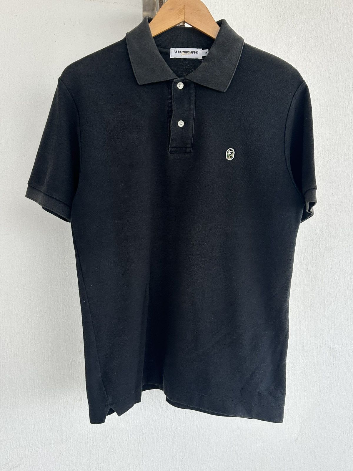 Bape Bathing Ape Classics 1 point Polo Black Size US L / EU 52-54 / 3 - 2 Thumbnail