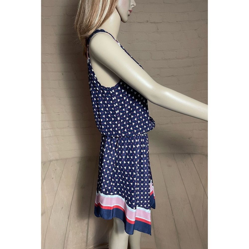 Joie NWT New $328 Joie Ginabel Silk Handkerchief Dress Blue Red Size S / US 4 / IT 40 - 3 Thumbnail