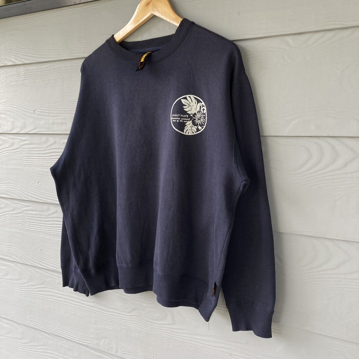 Vintage Vintage Overhead Blue Sweatshirt Size US L / EU 52-54 / 3 - 3 Thumbnail