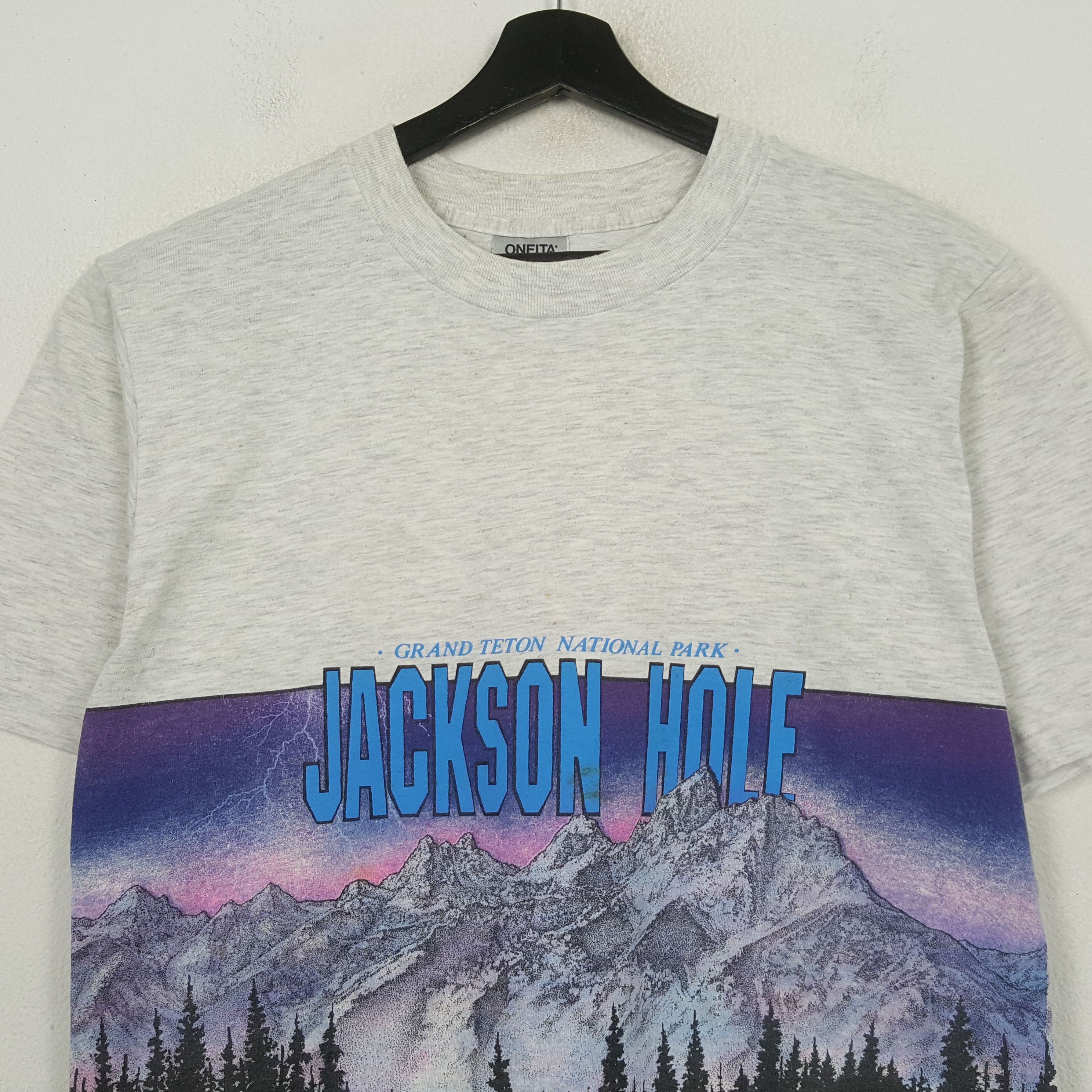 Vintage Jackson Hole Vintage Tshirt RR27 Size US M / EU 48-50 / 2 - 2 Thumbnail