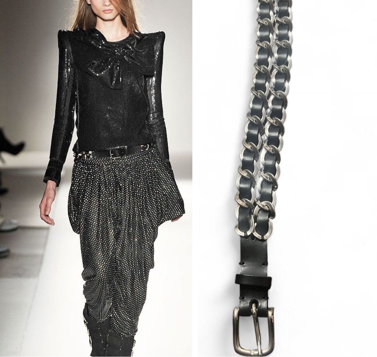 Balmain Balmain FW09 Chain Belt Size ONE SIZE - 1 Thumbnail