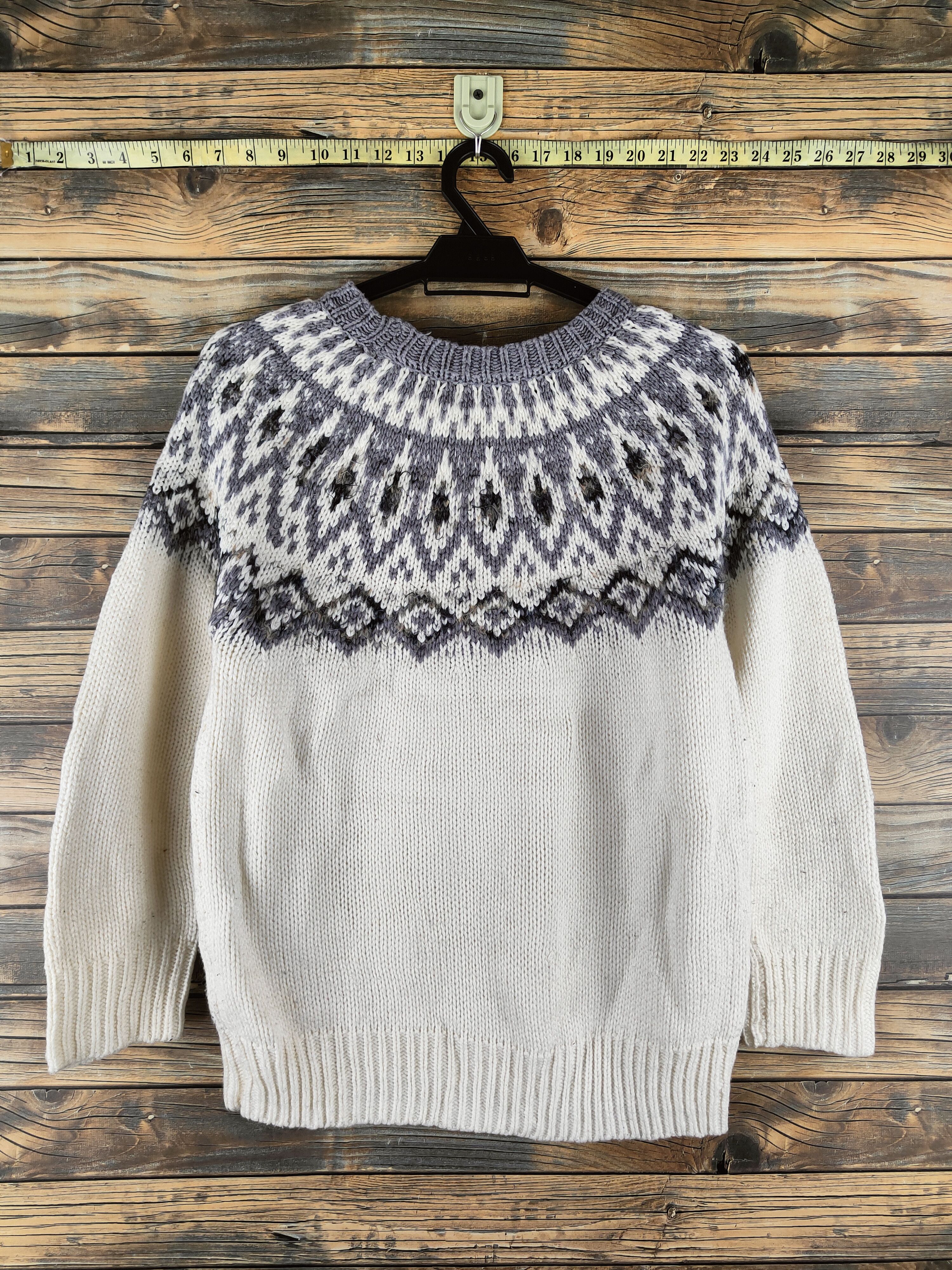 Japanese Brand DL Studio Clip Cream Gray Knitwear Sweatshirts #46-425 Size M / US 6-8 / IT 42-44 - 7 Thumbnail
