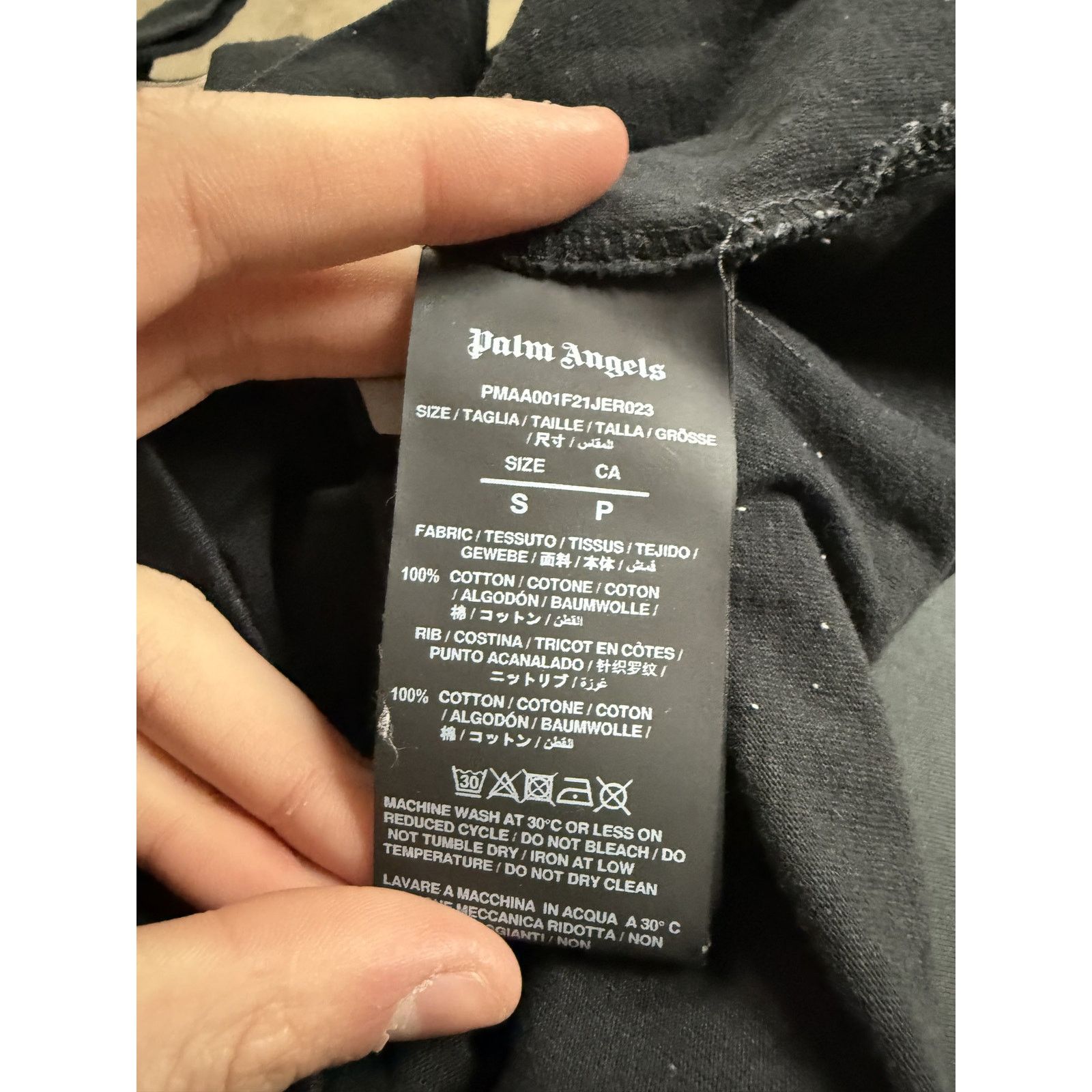 Palm Angels Palm Angels Teddy Bear Tee Black Used Small Size US S / EU 44-46 / 1 - 4 Thumbnail