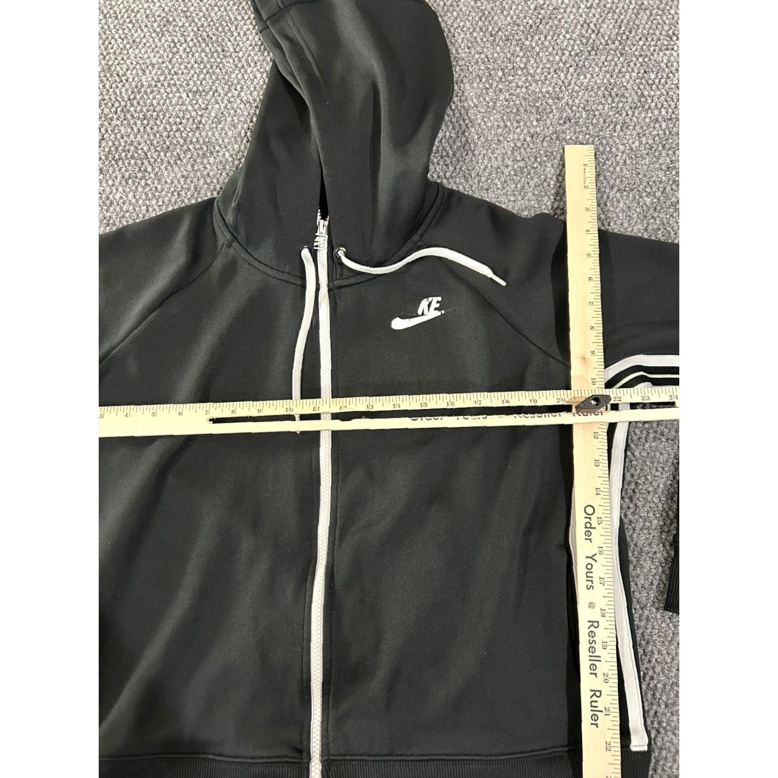 Nike Nike track jacket Mens XL Black athletic zip up striped logo swoosh hoodie Size XL / US 12-14 / IT 48-50 - 3 Thumbnail