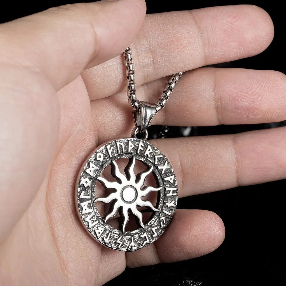 Other Vintage Sun Pendant Necklace Size ONE SIZE - 4 Thumbnail