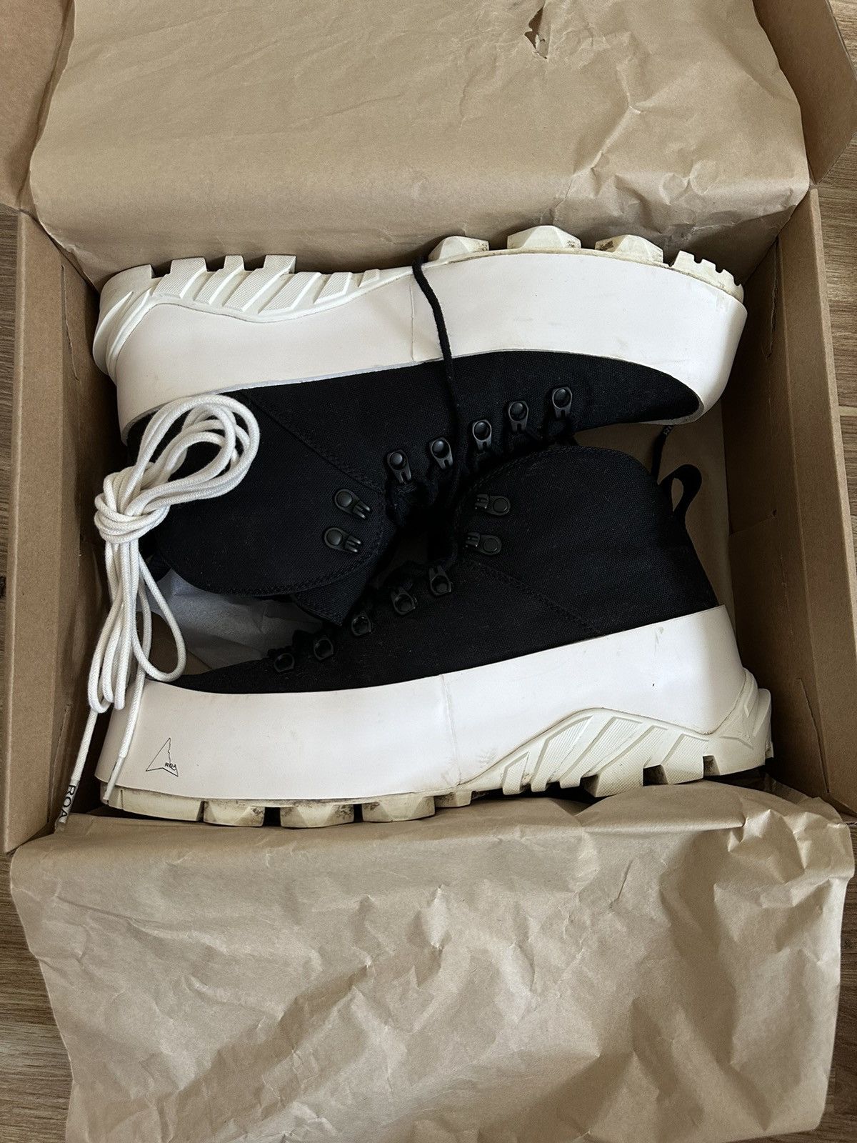 ROA CVO Black-White Hiking Winter Boots EU45