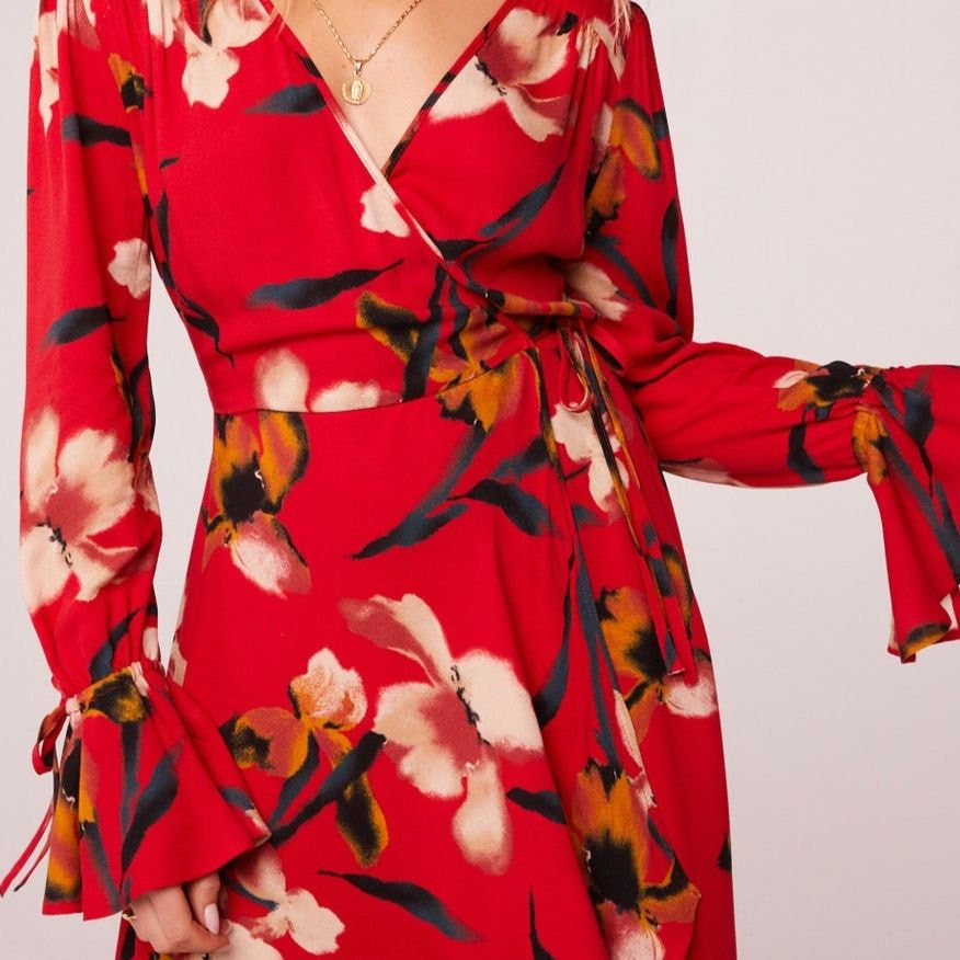 Other NWT Band of the Free Polly Floral Faux Wrap Maxi Dress Sz. M Size M / US 6-8 / IT 42-44 - 8 Thumbnail