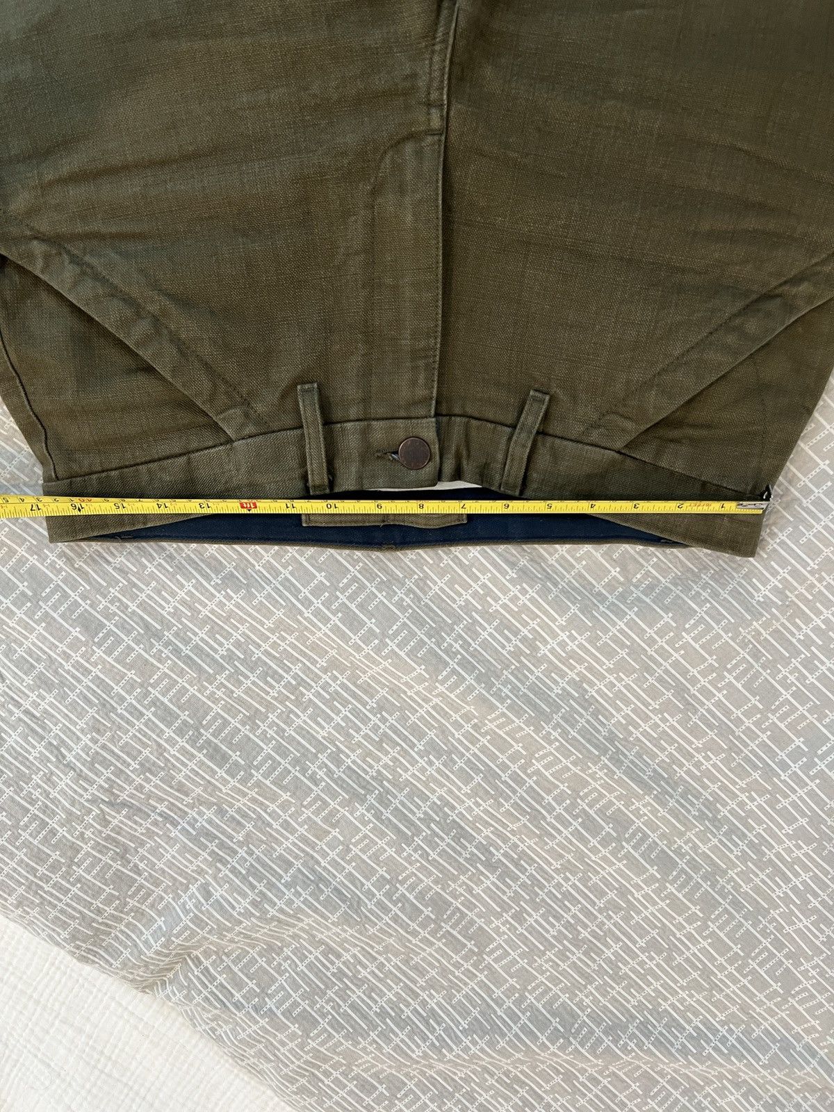 Freenote Cloth Workers Chino 14 Ounce Slub Army Green Size US 32 / EU 48 - 7 Thumbnail