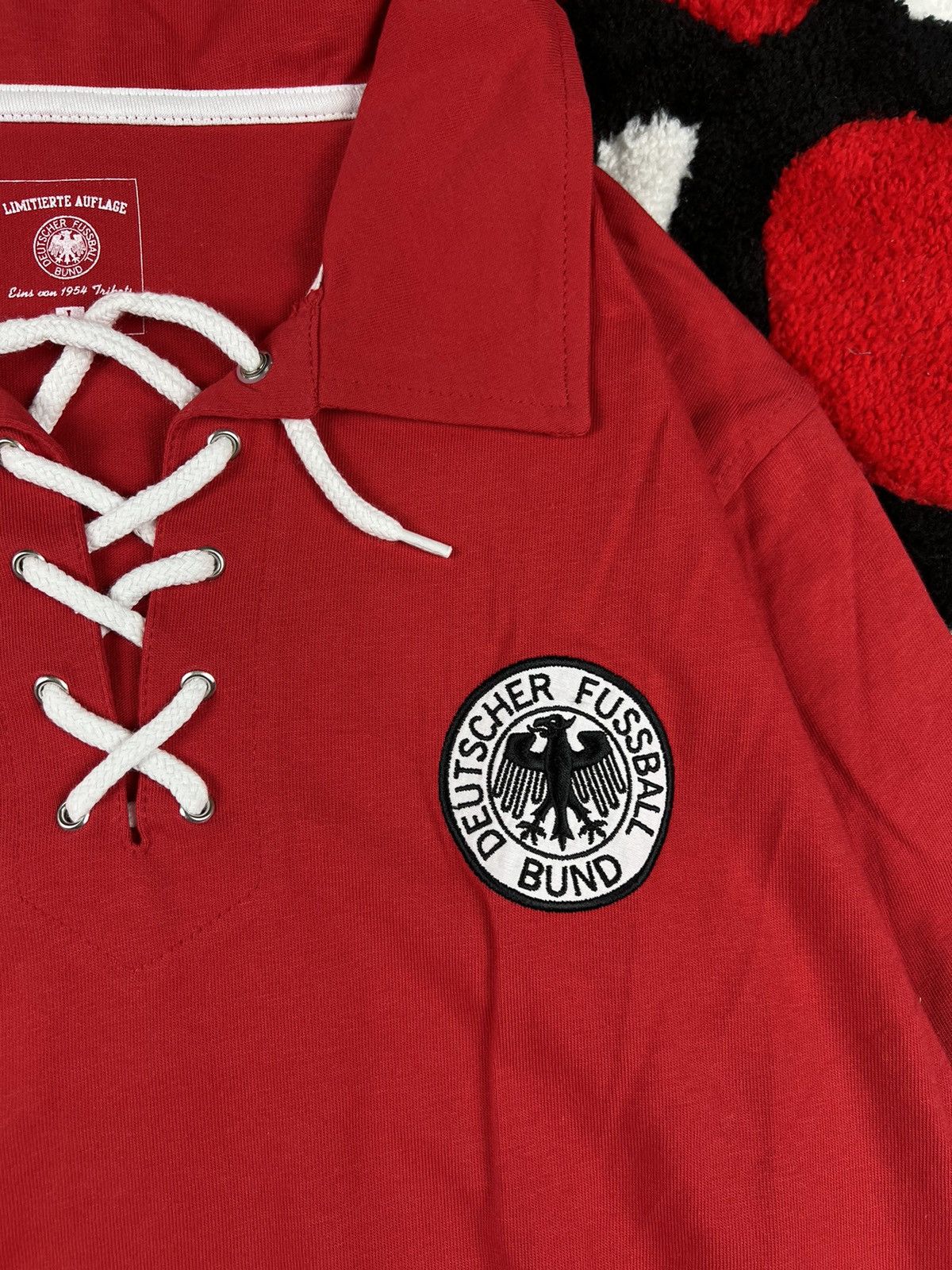 Vintage Retro Germany Memorial 1954 Deutscher Football Soccer Jersey Size US L / EU 52-54 / 3 - 5 Thumbnail
