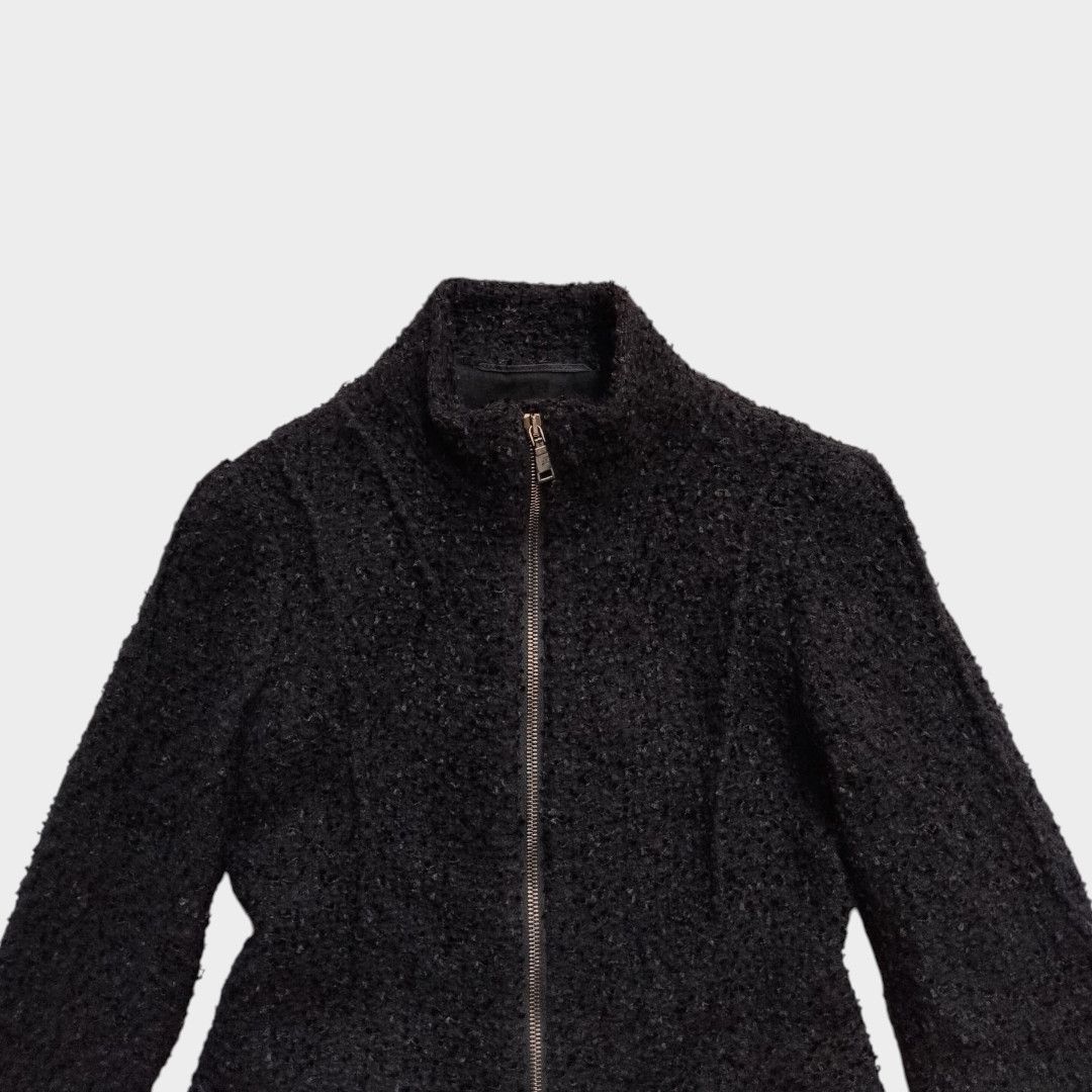 Giorgio Armani Giorgio Armani boucle wool zip up jacket Size XS / US 0-2 / IT 36-38 - 4 Thumbnail