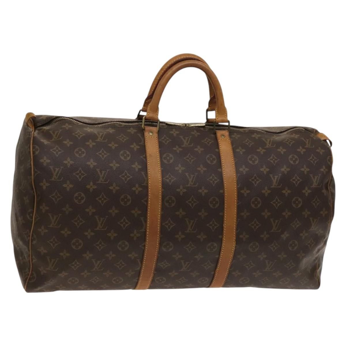 Louis Vuitton LOUIS VUITTON Monogram Keepall 55 Boston Bag M41424 Size ONE SIZE - 1 Thumbnail