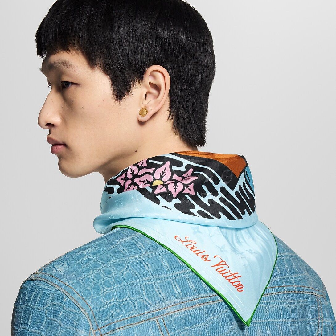Louis Vuitton LV City Stamp Bandana Size ONE SIZE - 2 Thumbnail