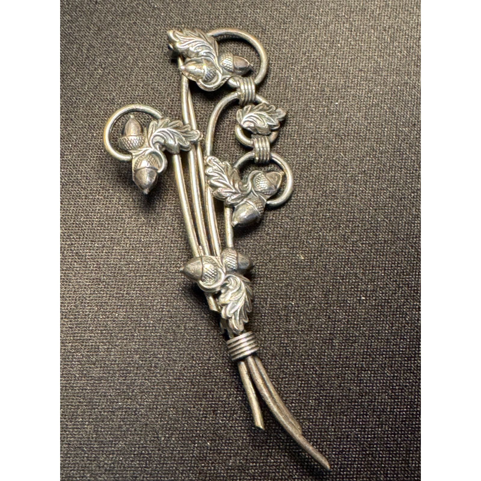 Other Vintage Danecraft Sterling Silver Acorn Brooch Size ONE SIZE - 2 Thumbnail