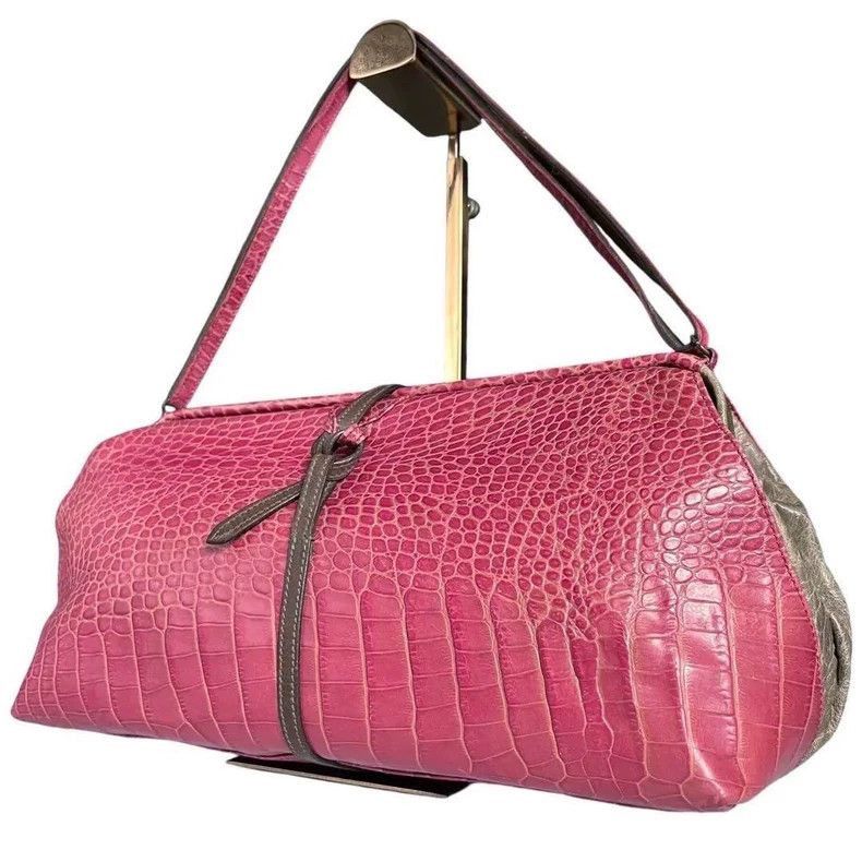 Dries Van Noten Dries Van Noten Crocodile leather bag- Size ONE SIZE - 1 Thumbnail