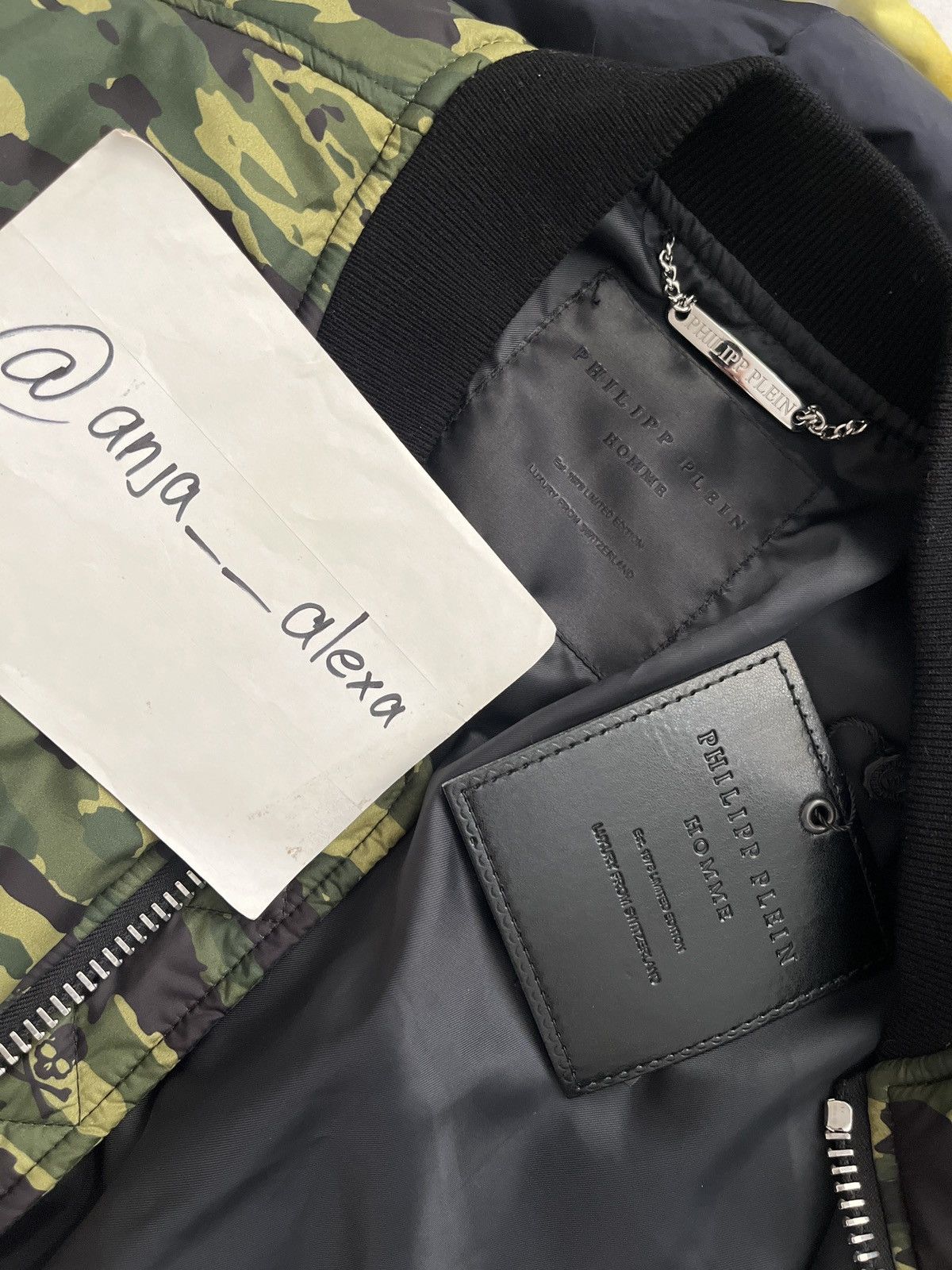 Philipp Plein Phillip Plein Camougreen bomber jacket Size US M / EU 48-50 / 2 - 2 Thumbnail