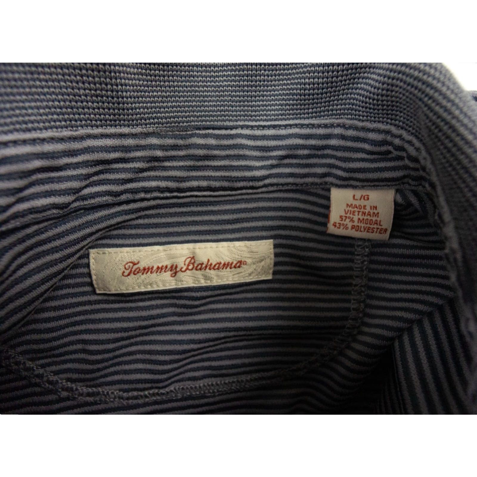 Tommy Bahama Tommy Bahama Polo Shirt Mens Large Gray Short Sleeve Collared Adult Casual Shirt Size US L / EU 52-54 / 3 - 7 Thumbnail