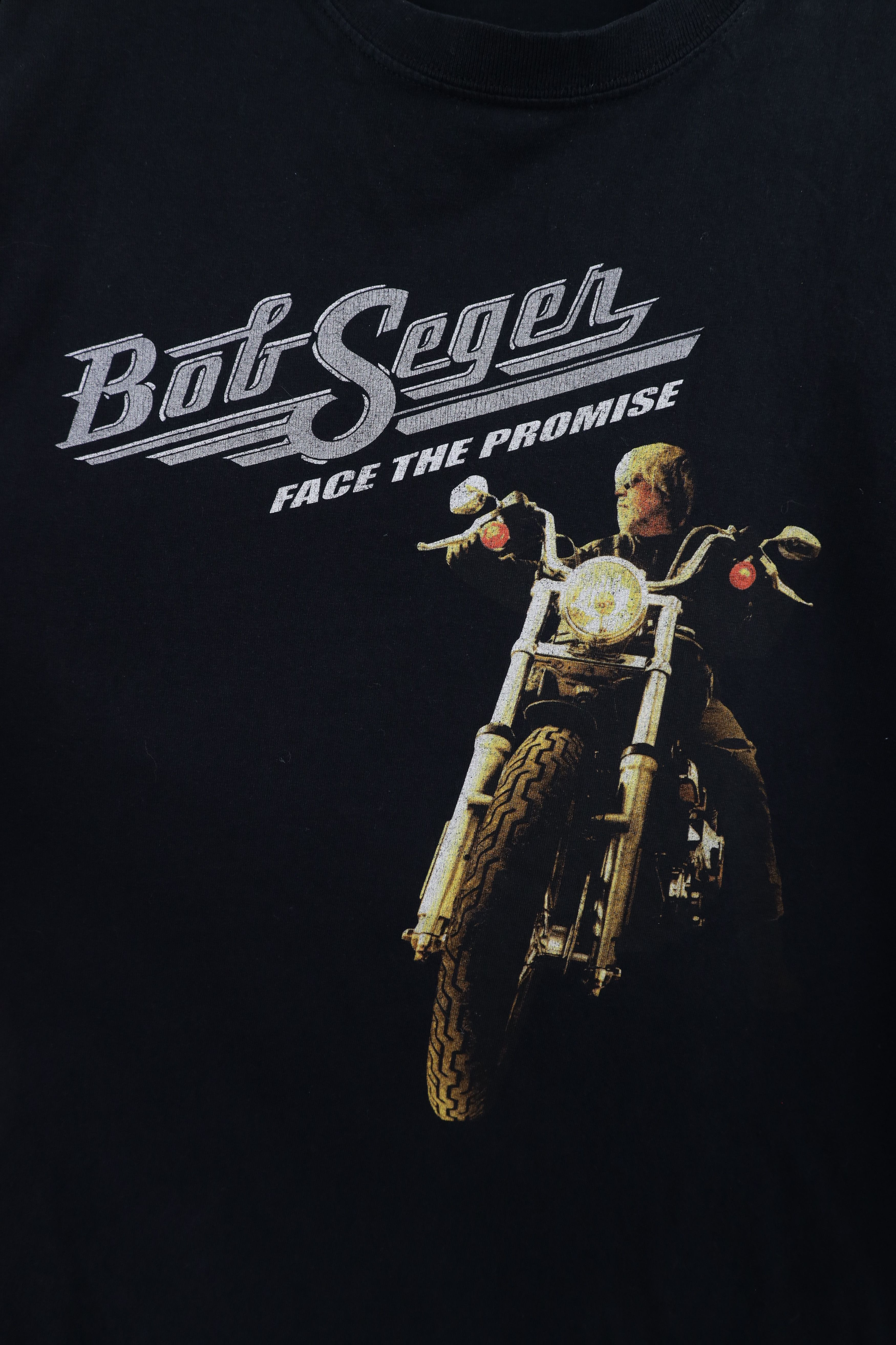 Vintage Vintage Y2K Tour Face The Promise Bob Seger Band T-Shirt Size US XL / EU 56 / 4 - 5 Thumbnail