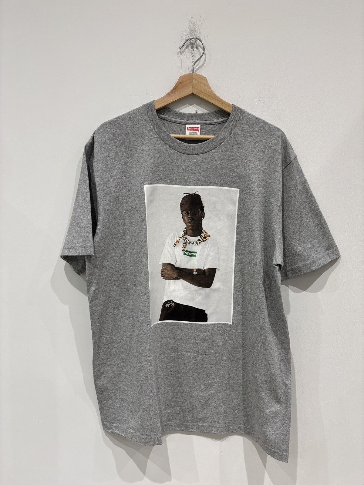 Supreme Supreme Tyler The Creator Tee Heather Grey Size US L / EU 52-54 / 3 - 1 Thumbnail