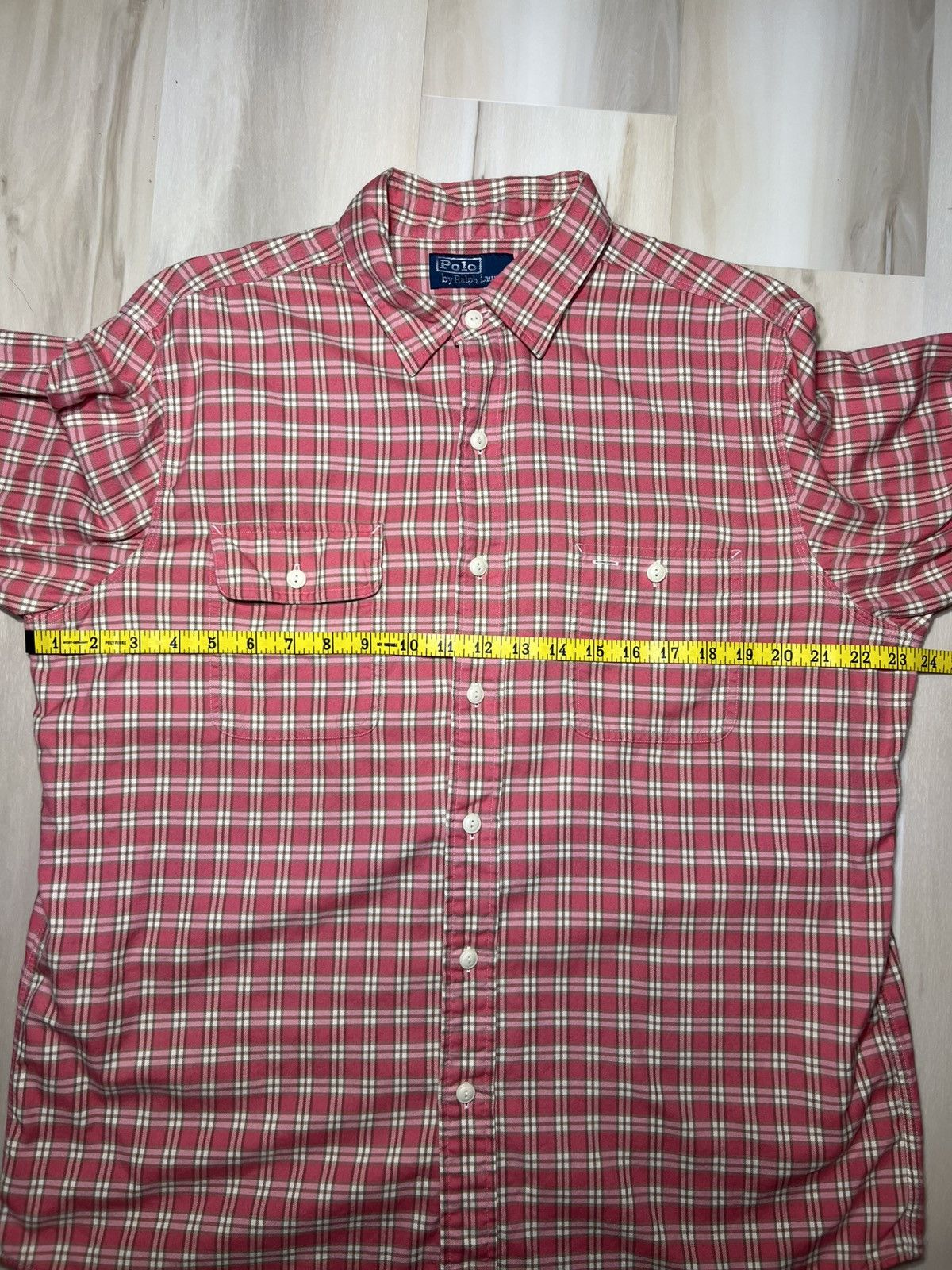 Polo Ralph Lauren Polo Ralph Lauren Shirt Mens Sz L Pink Plaid Soft Flannel Size US L / EU 52-54 / 3 - 6 Thumbnail