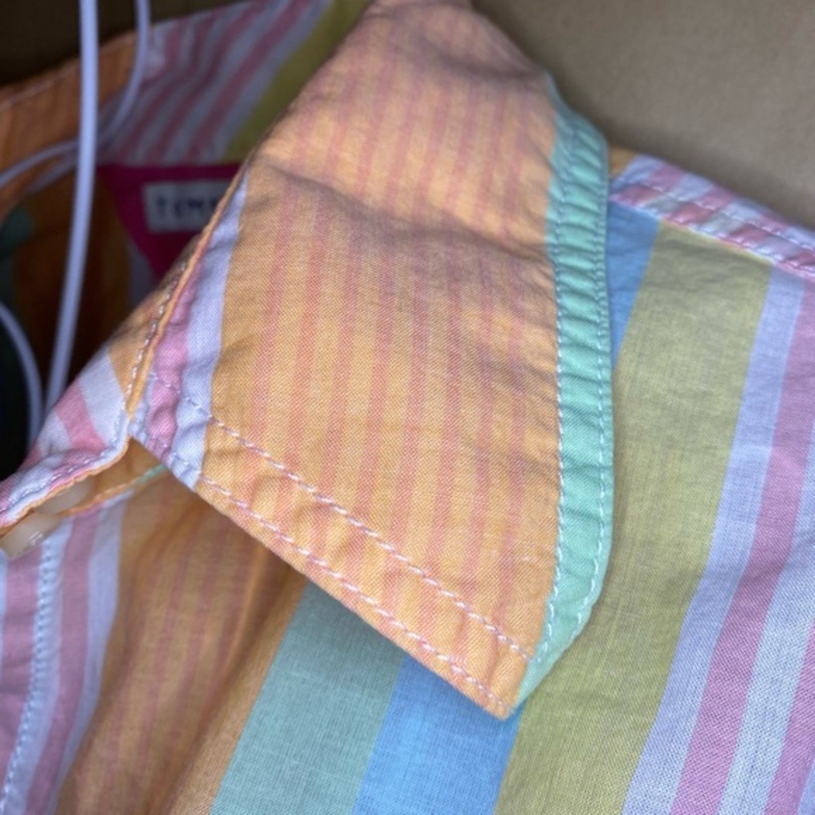 Tommy Hilfiger Tommy Hilfiger Women's Striped Button Down Shirt Size 8 Size M / US 6-8 / IT 42-44 - 7 Thumbnail