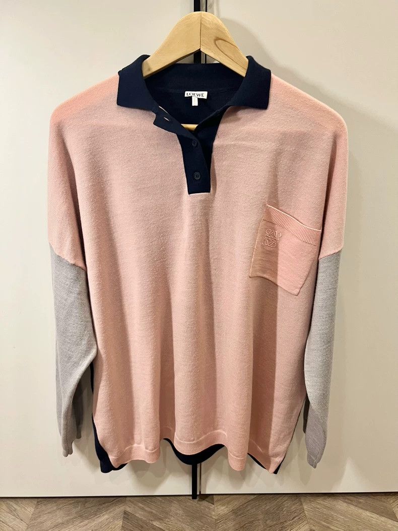 Loewe Loewe Oversized Color Block Wool Sweater - dmc Size US XS / EU 42 / 0 - 1 Thumbnail