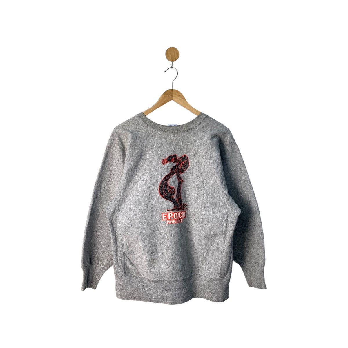 image of United Sports Sweatshirt Epoch Reverse Weave in Grey, Men's (Size Medium)