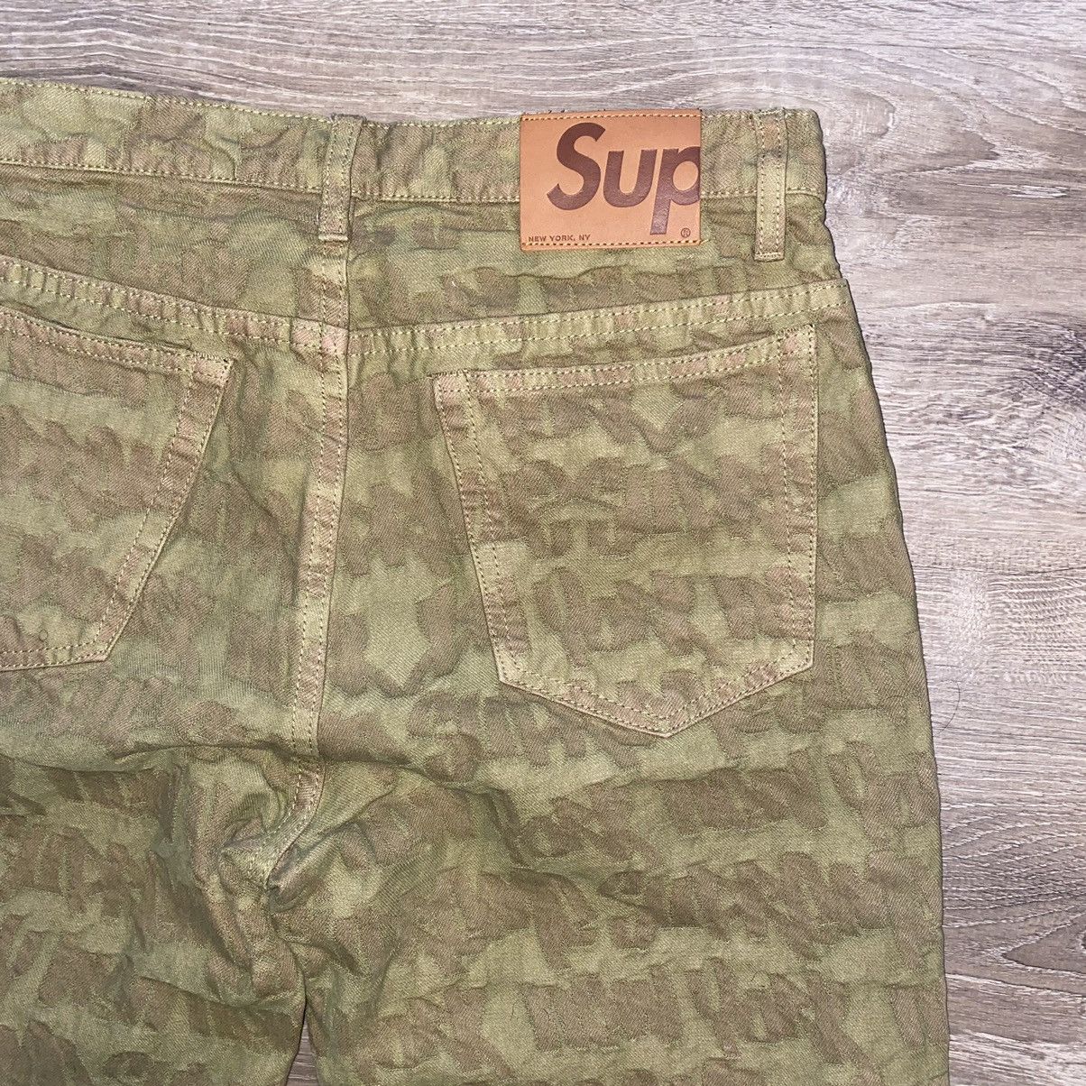 Supreme Supreme Fat Tip Jacquard Regular Jean Size US 30 / EU 46 - 4 Thumbnail