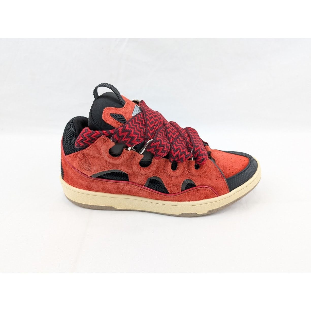 Lanvin o1rshd1 Curb Sneakers in Poppy Red/Black Size US 11 / EU 44 - 1 Thumbnail