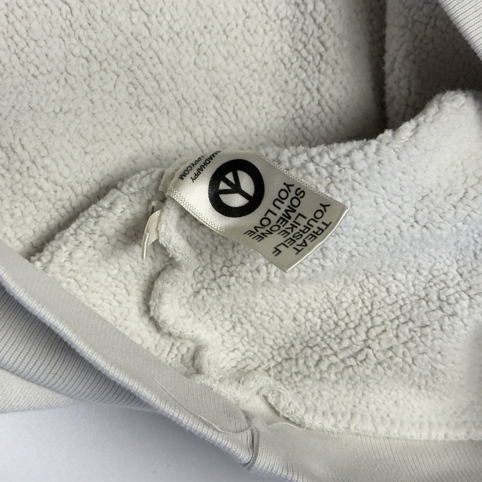 Madhappy Madhappy Local Optimist Ivory White Oversized Fleece Size M / US 6-8 / IT 42-44 - 10 Thumbnail