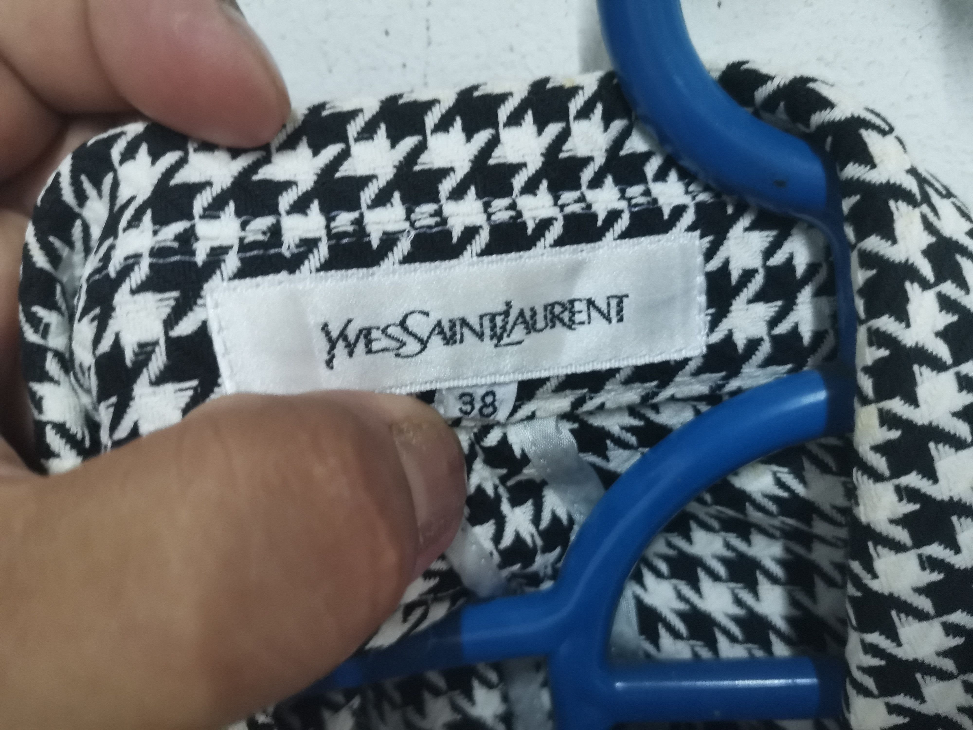 Yves Saint Laurent Rare distressed Yves Saint Laurent blazer /jacket Size S / US 4 / IT 40 - 8 Thumbnail