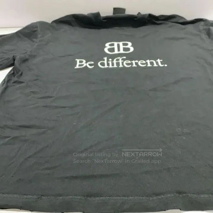 Balenciaga Balenciaga Be Different Embroidered Black T. Size US M / EU 48-50 / 2 - 4 Thumbnail