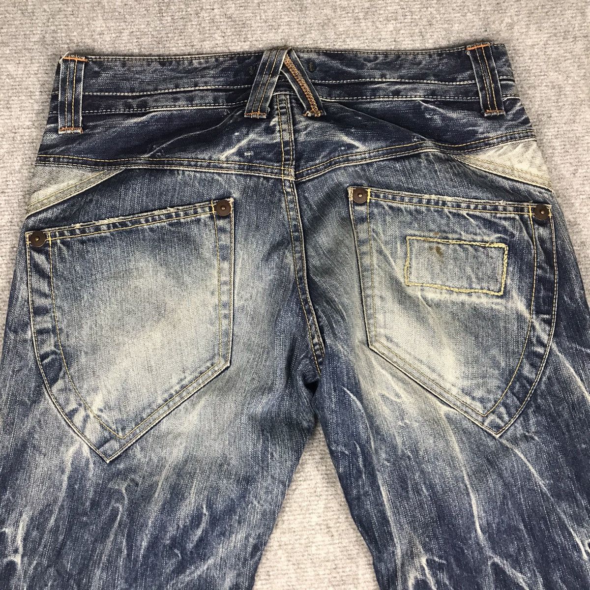 Japanese Brand FLARE DENIM BLUE WAY JAPANESE BOOTCUT DENIM PANTS 136 Size US 30 / EU 46 - 10 Thumbnail