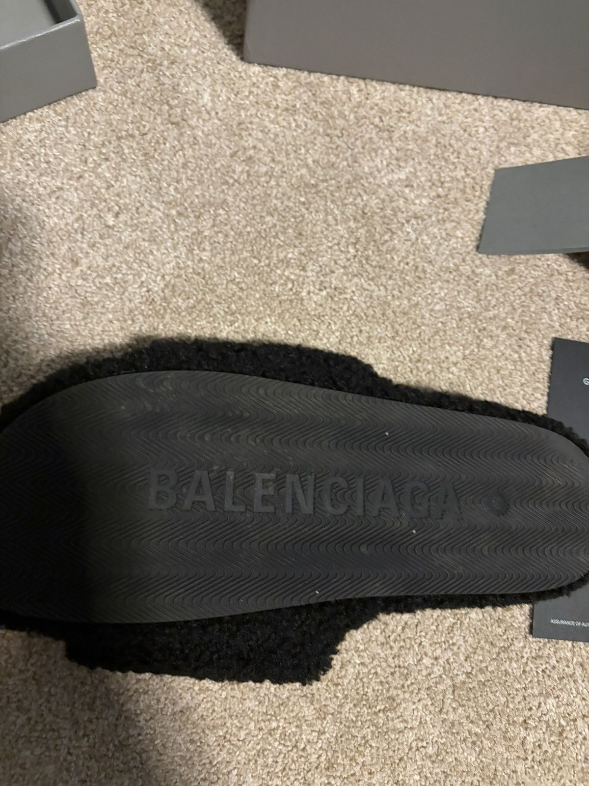 Balenciaga Balenciag furry slides Size US 13 / EU 46 - 5 Thumbnail