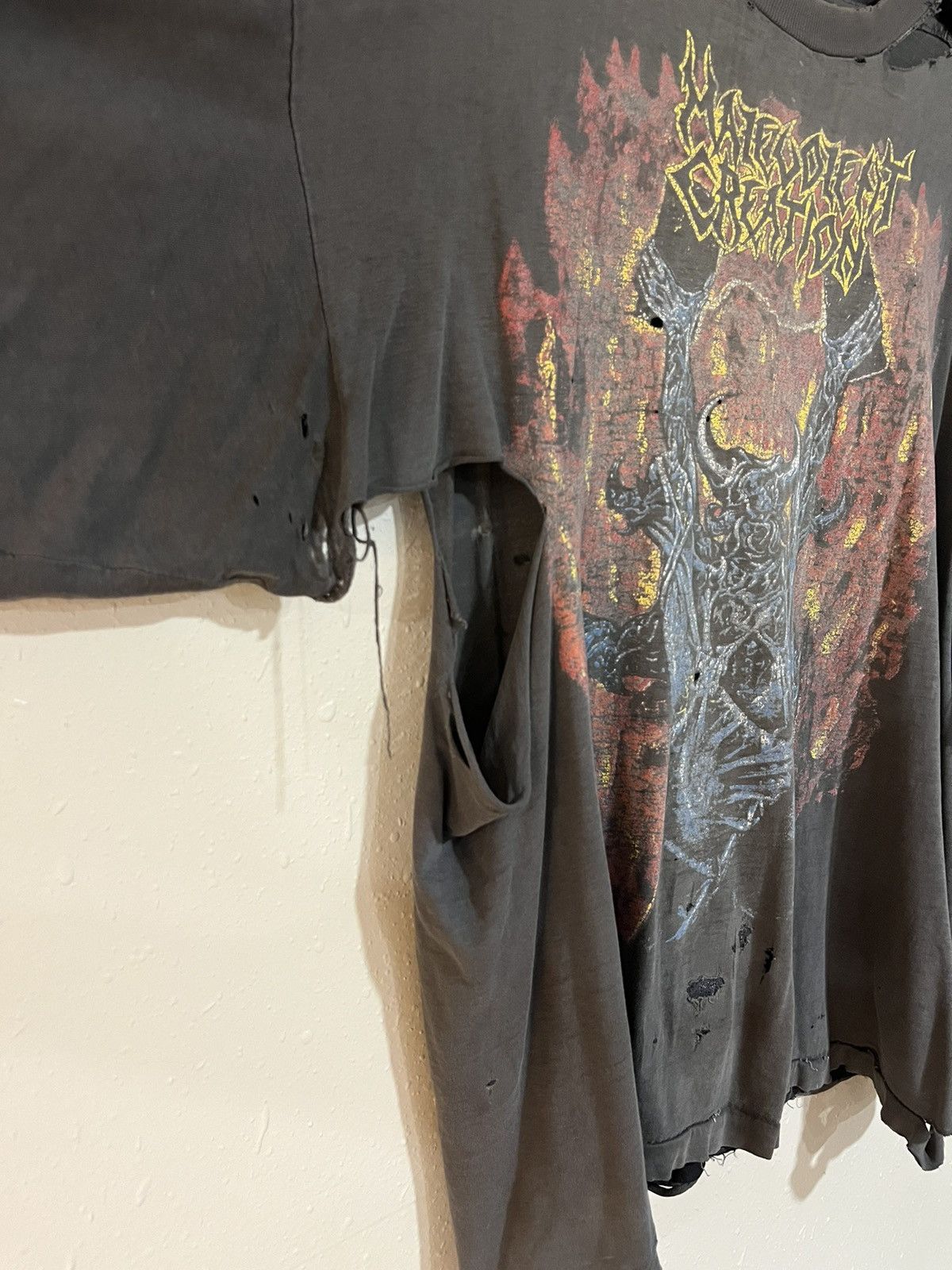 Vintage 1991’ Malevolent Creation Vintage Rock Tee Size US M / EU 48-50 / 2 - 2 Thumbnail