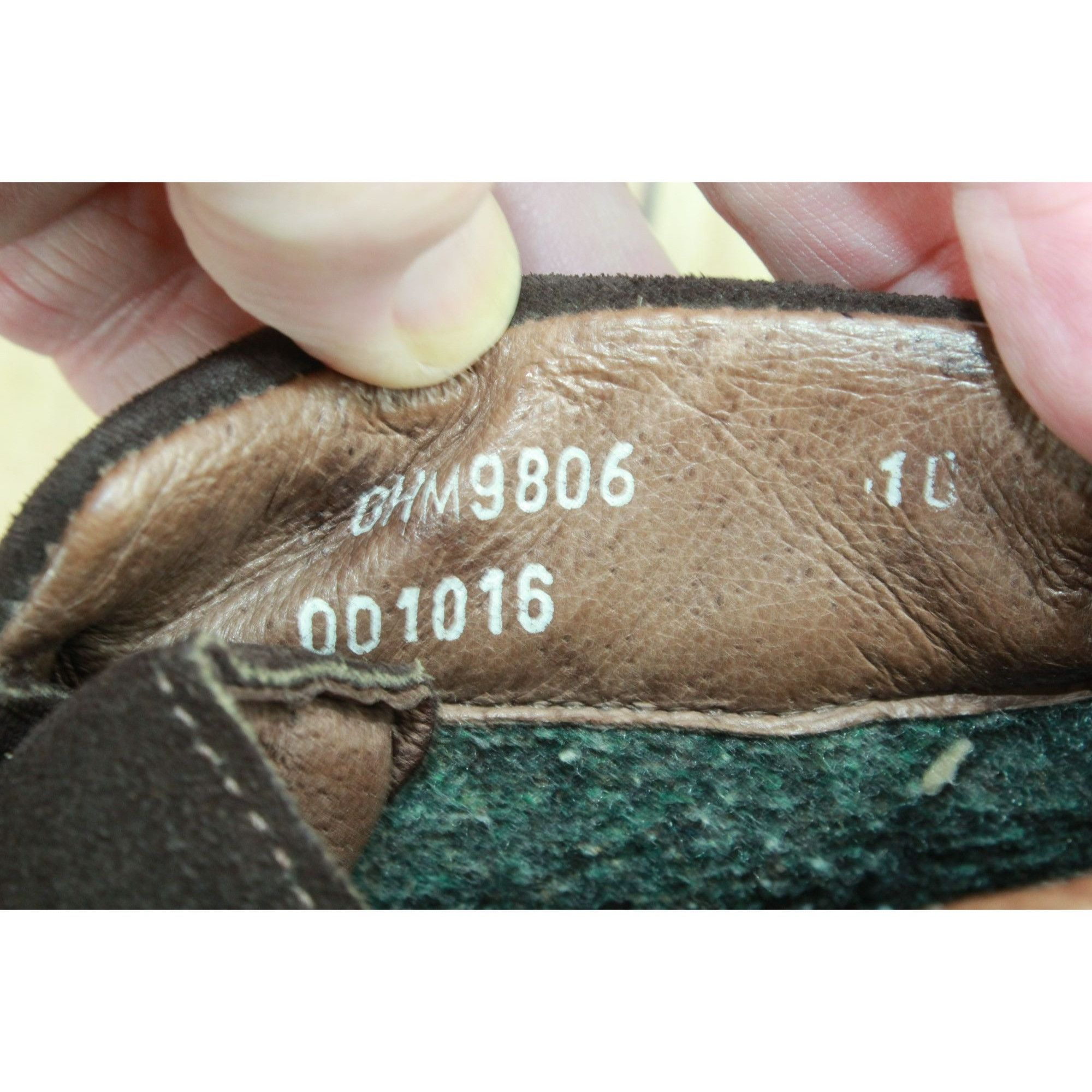 L.L. Bean × Leather LL Bean Leather Hook Loop Lug Sole Wool Lined Ankle Booties Size US 10 / IT 40 - 8 Thumbnail
