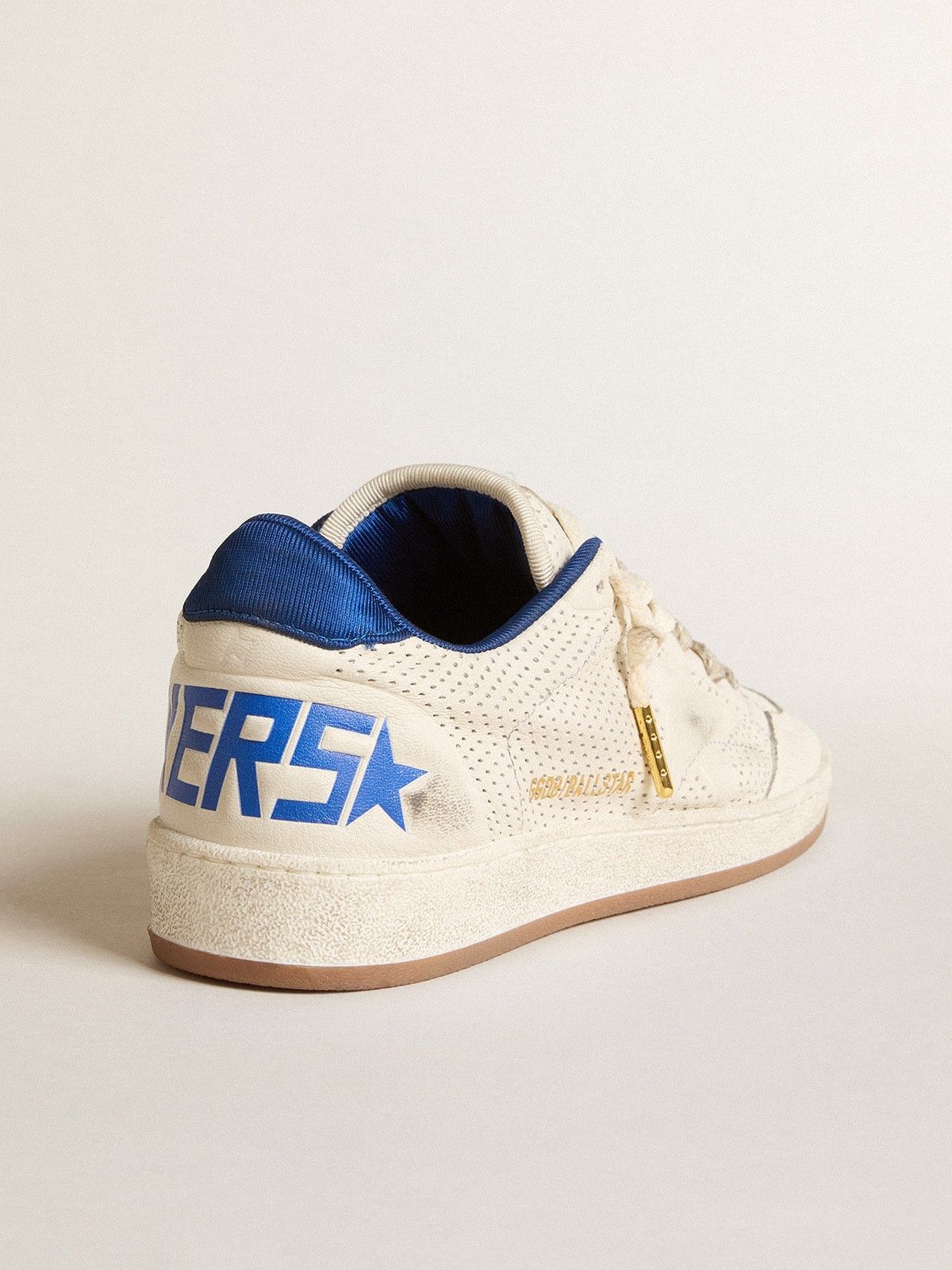 Golden Goose o1w1db10425 Ball Star Sneakers in White/Blue Size US 12 / EU 45 - 4 Thumbnail
