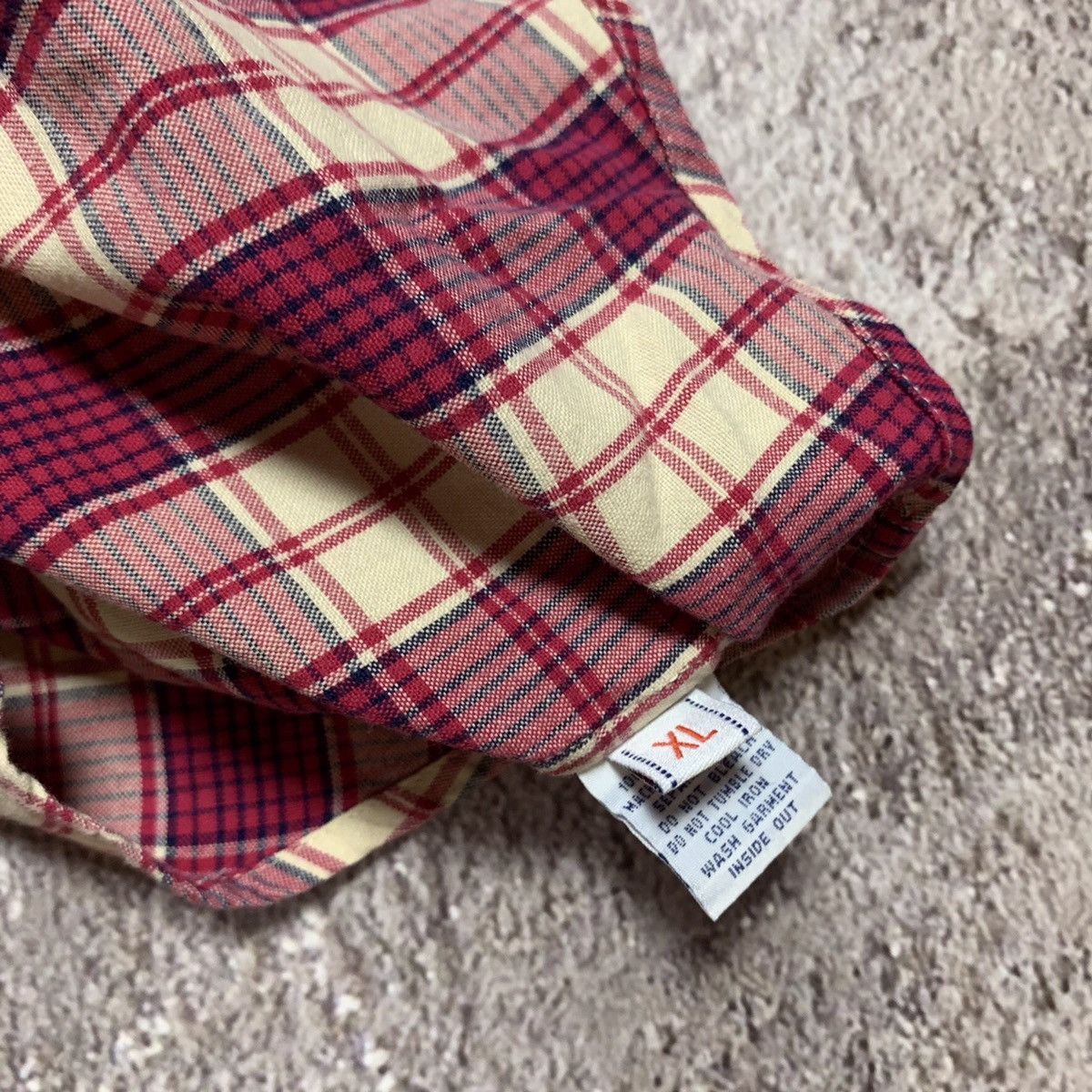 Vintage Vintage Y2K Plaid Short Sleeve Shirt Streetwear Casual XL Size XL / US 12-14 / IT 48-50 - 8 Thumbnail