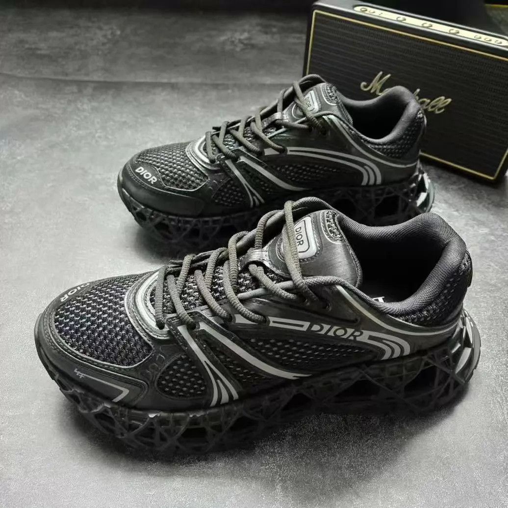 Dior DIOR B35 Black Silver 41 worn once like new Size US 8 / EU 41 - 1 Thumbnail