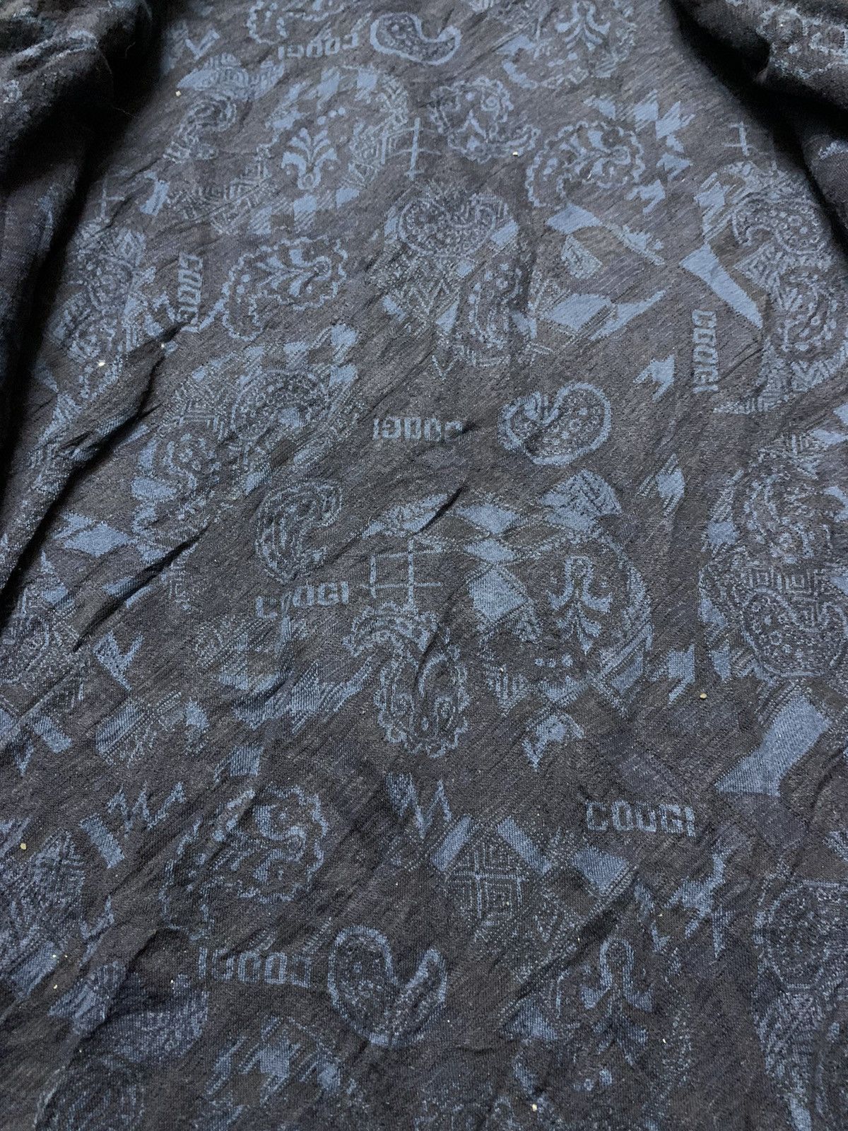 Coogi Vintage COOGI Wool Knitted Leather Oversized Size US L / EU 52-54 / 3 - 11 Thumbnail