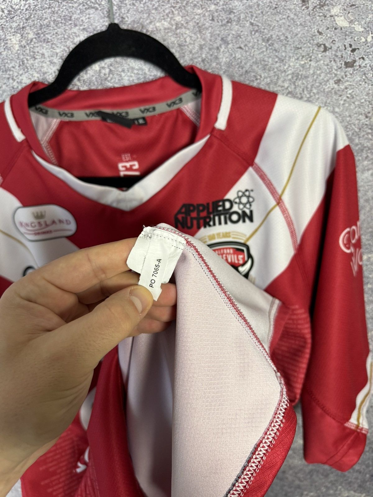 Vintage Salford Red Devils Rugby Jersey Men’s Size XL Size US XL / EU 56 / 4 - 14 Thumbnail