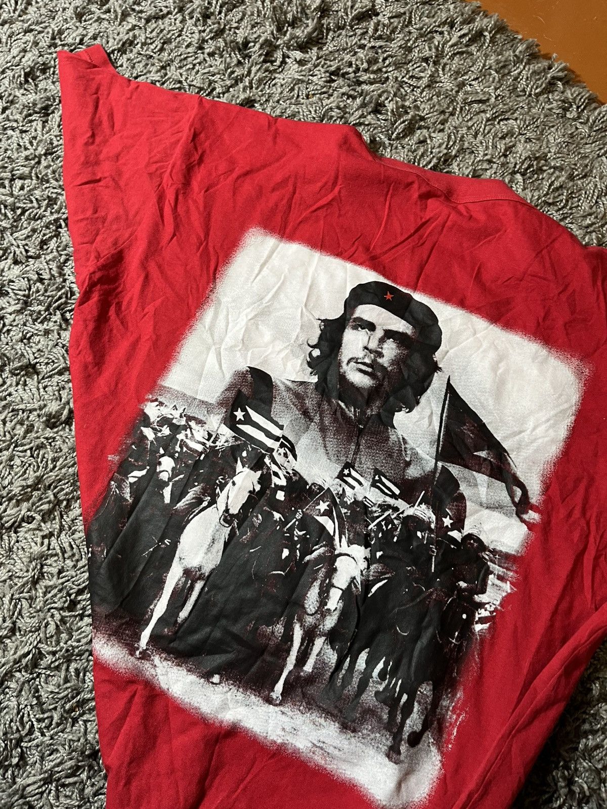 Vintage CHE GUEVARA VINTAGE 2000s HISTORIC STYLE COTTON T-SHIRT Size US L / EU 52-54 / 3 - 4 Thumbnail