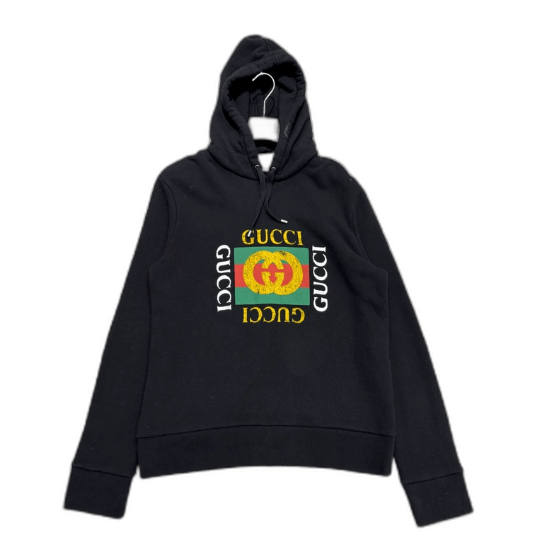 Gucci Gucci Logo Print Hoodie-yf Size US M / EU 48-50 / 2 - 1 Thumbnail