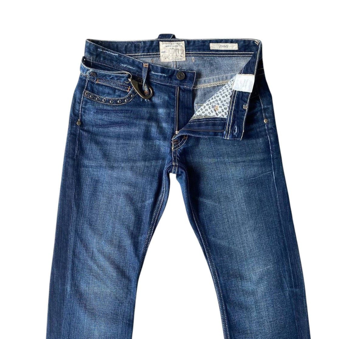 Jimmy Taverniti Archival Y2K Jimmy Taverniti So Jeans Studded Denim Size US 31 - 8 Thumbnail