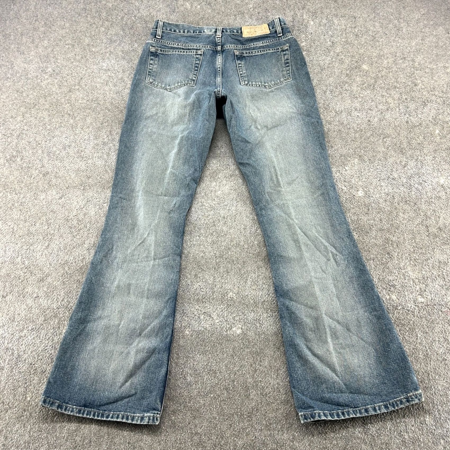 American Eagle Outfitters VINTAGE American Eagle Outfitters Jeans Womens 4 Flare Bootcut Denim Cotton 5-Pocket Zipper Button Logo 90s Retro Size 27" / US 4 / IT 40 - 6 Thumbnail