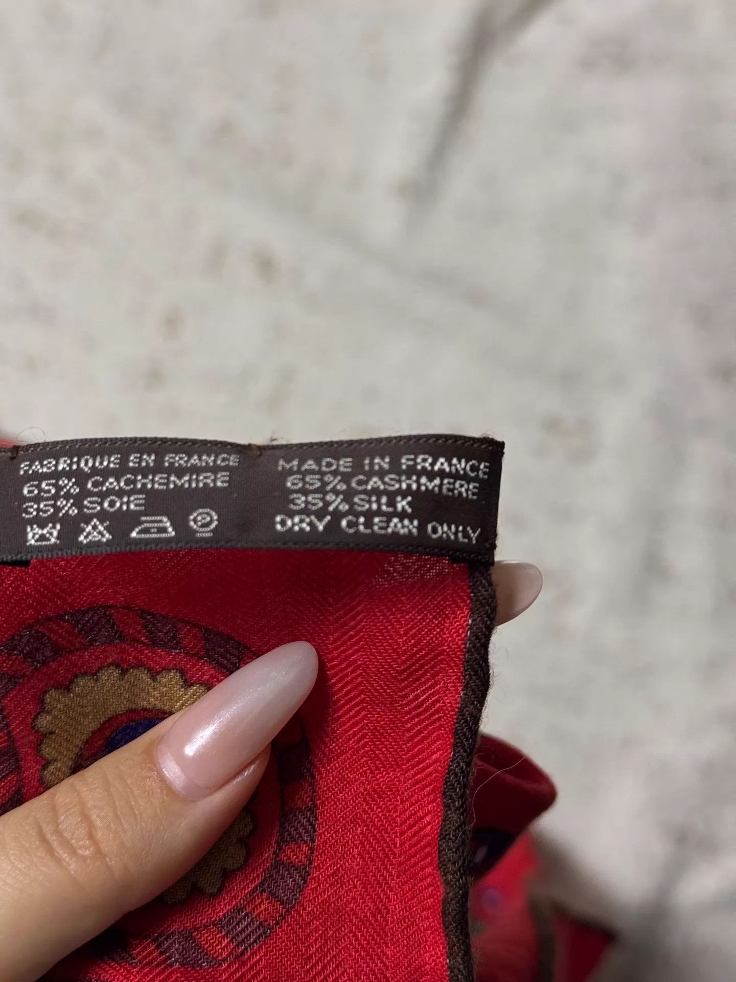 Hermes Hermès Cashmere 140x140 Scarf Authentic Size ONE SIZE - 2 Thumbnail