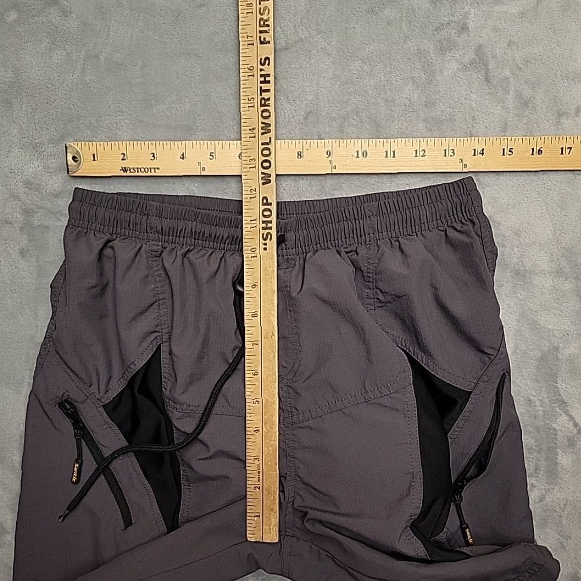 Vintage Santic Shorts Mens L Gray Padded Cargo Mountain Bike Cycling Outdoor Gorp Size US 33 - 7 Thumbnail